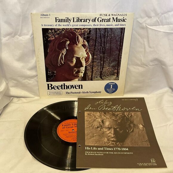 Beethoven The Pastoral Sixth Symphony (Vinyl, 1976) RCA Custom FW-301 Good+ LP - Picture 2 of 12